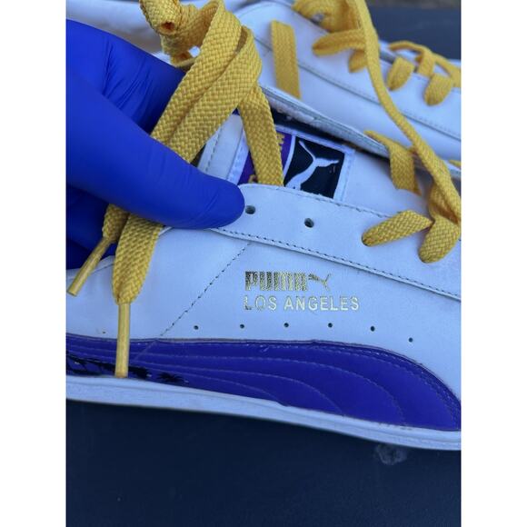 Vintage Puma Basket 1990s Championship Pack Los Angeles Rare Sz 16 main image 6